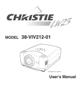 Christie Christie LW25U User manual