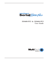 Multi-Tech Systems ISI4604-PCI User manual