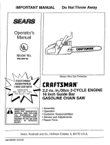 Craftsman 358.352161 Owner's manual