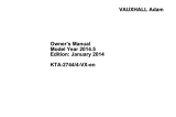 Vauxhall Mokka X 2014 Owner's manual