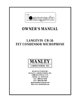 Manley Cardioid Owner's manual