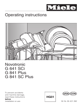 Miele G 1832 SC Owner's manual