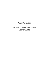Acer K520 Owner's manual