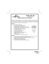 Audiovox Prestige APS-101 User manual