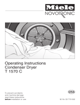 Miele T 1570C  CONDENSER DRYER - OPERATING User manual