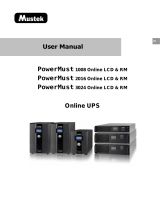 Mustek PowerMust 2016 User manual