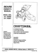 Craftsman 247795860 User manual