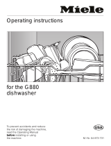 Miele G880 Owner's manual