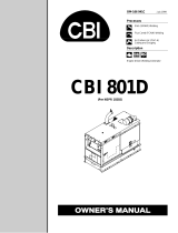 Miller CBI 801D User manual