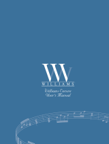 Williams Piano Encore User manual