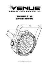 Venue LED PAR 38 Owner's manual