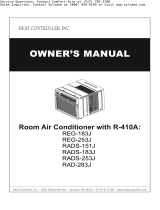 COMFORT-AIRE RADS-253J Owner's manual