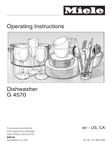 Miele G4570 Owner's manual