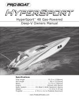 Pro Boat HyperSport Owner's manual