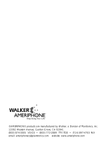 Walker Ameriphone DIALOGUE XL 50 User manual