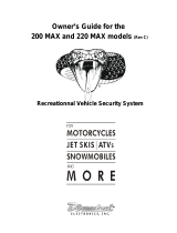 Viper 200MAX Owner's manual