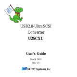 Ratoc Systems U2SCX Rev.1.0 User manual