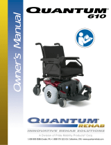 Quantum Rehab 610 User manual