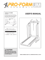 ProForm 490LS CROSSWALKER User manual