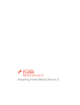 MACROMEDIA FLASH MEDIA SERVER 2-USING FLASH MEDIA SERVER EDGE SERVERS User manual