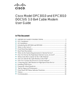 Cisco DPC3010 User manual