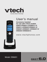 VTech Accessory Handset for use with the DS6211 or DS6221 User manual