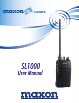 Maxon SL1000 User manual