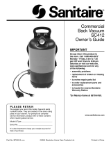 Sanitaire SC412 User manual