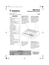 Radio Shack 200CH Owner's manual