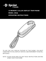 Sprint Nextel 2012J User manual