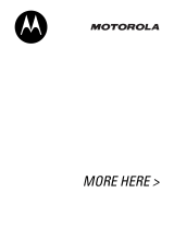 Motorola V600 User manual