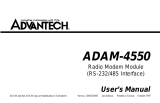Advantech Advantech Modem ADAM-4550 User manual