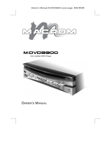 Macrom M-DVD9900 Owner's manual