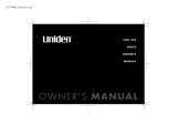 Uniden ELBT595 - Cordless Phone - Operation User manual