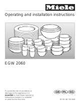 Miele EGW 2060 Owner's manual