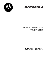 Motorola V60 User manual
