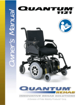 Pride Mobility Quantum 1121 Series User manual