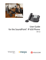 Comm Partners connect Polycom 650 User manual