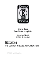 Eden WT800 Operating instructions