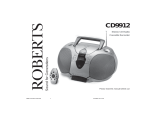 Roberts Radio CD9912 User manual