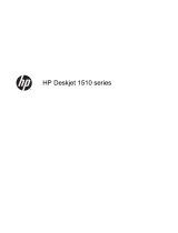 HP Deskjet 1510 All-in-One Printer series User manual