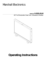 Marshall electronic V-R261-IMD-HDSDI User manual