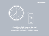 SecurityMan ClockCamDVR User manual