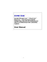 Advantech DVMB-554E User manual