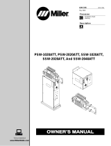 Miller PSW-1020ATT Owner's manual