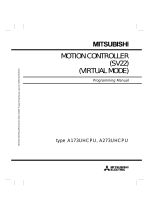 Mitsubishi Electric SV22(VIRTUAL MODE) User manual