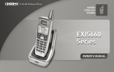 Uniden EXI5660 - EXI 5660 Cordless Phone User manual