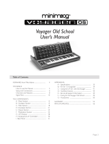 Moog Minimoog Voyager Old School User manual