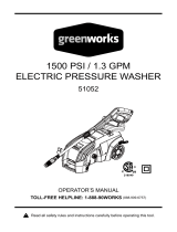 Greenworks HA1500B User manual