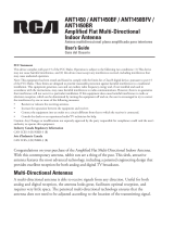 RCA ANT1450 User manual